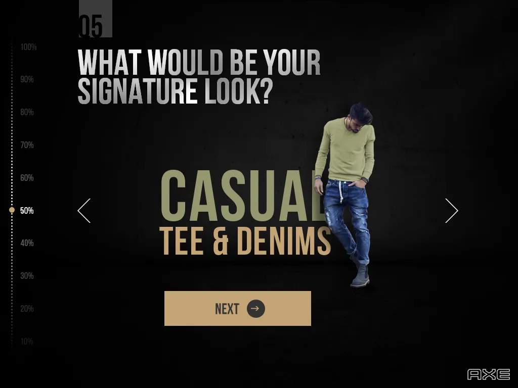 Signature look carousel