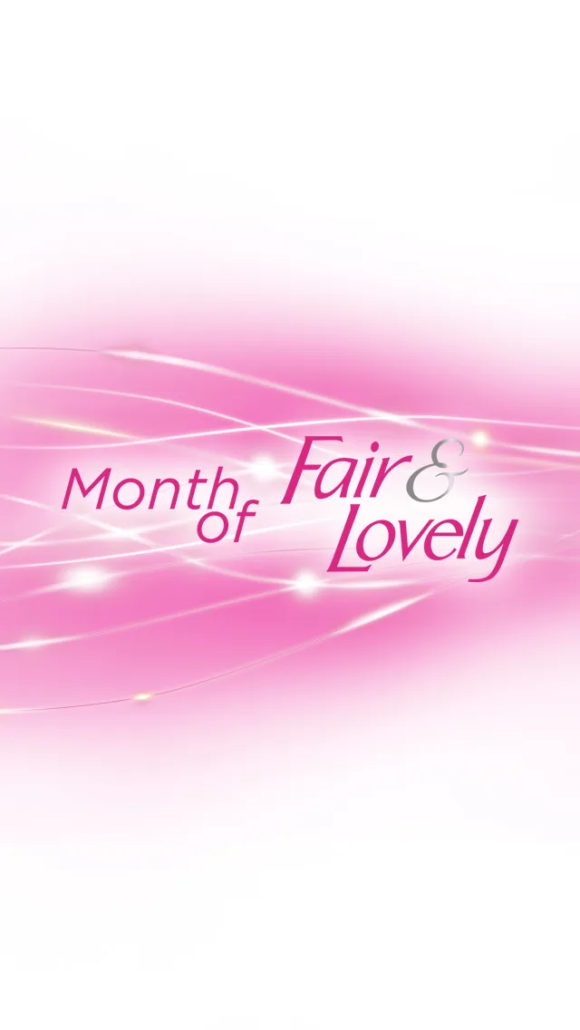 Fair & Lovely app loading screen