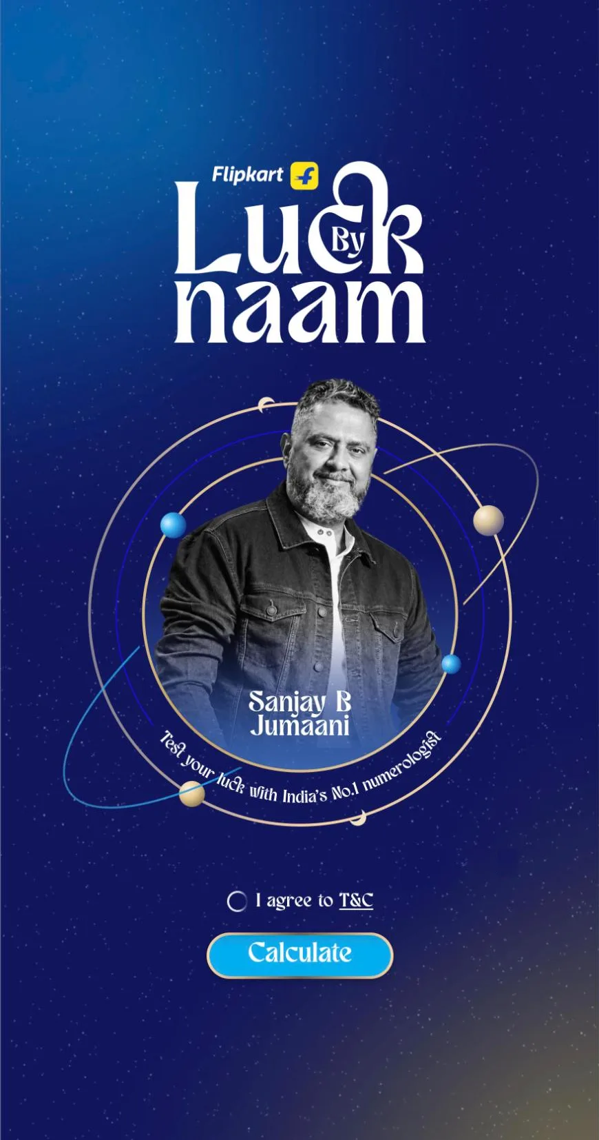 Luck By Naam start screen